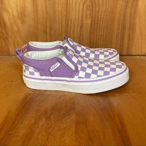 purple van slip ons
